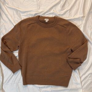 J. Crew Brown Crewneck Sweater
